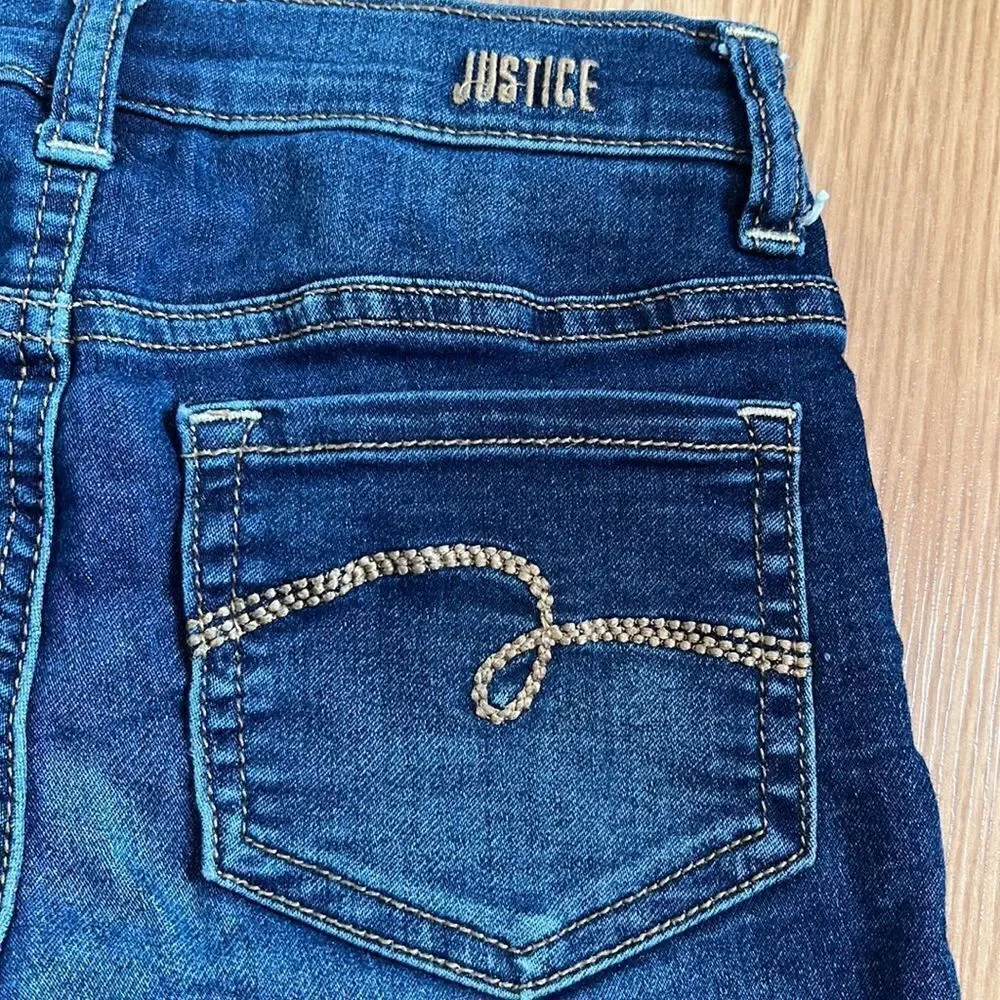 Justice Size 10 Slim Mid Rise Jeggings